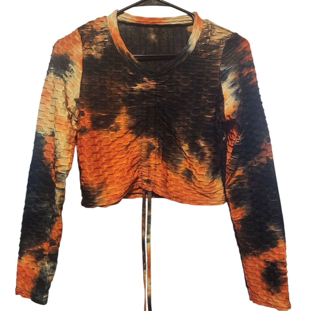 Tie-Dye Long Sleeve Top